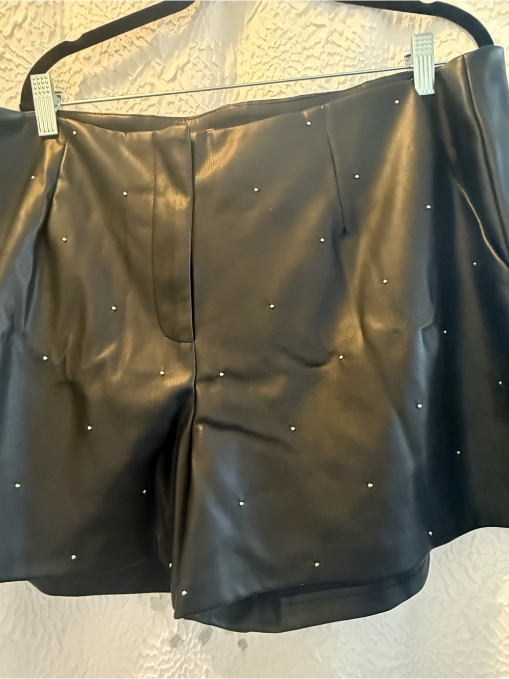 Primark Vegan Leather Studded Shorts - NWT Size XL